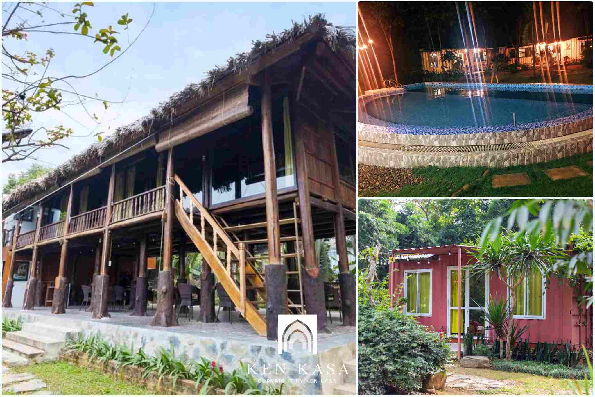 Mẫu nhà homestay 2 tầng Mely Farm 